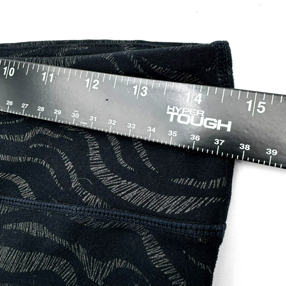 FABLETICS Women's Medium Black Gray Zebra Define Power Hold Mid‎ Rise Leggings - Picture 5 of 7